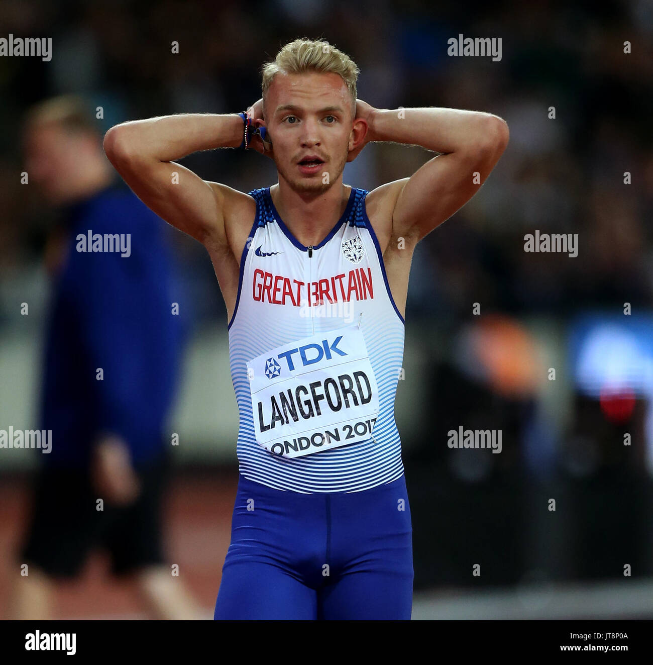 Londres, Royaume-Uni. 8 Août, 2017. Kyle Langford & Kipyegon Bett Final 800 Mètres Championnats du monde d'athlétisme 2017 Stam de Londres, Londres, Angleterre 08 août 2017 Allstar Crédit : photo library/Alamy Live News Crédit : Allstar Photo Library/Alamy Live News Banque D'Images