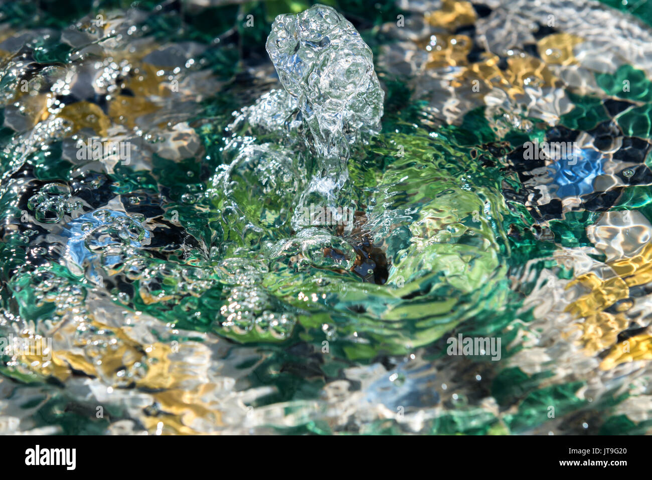 L'eau colorée texture background. Banque D'Images