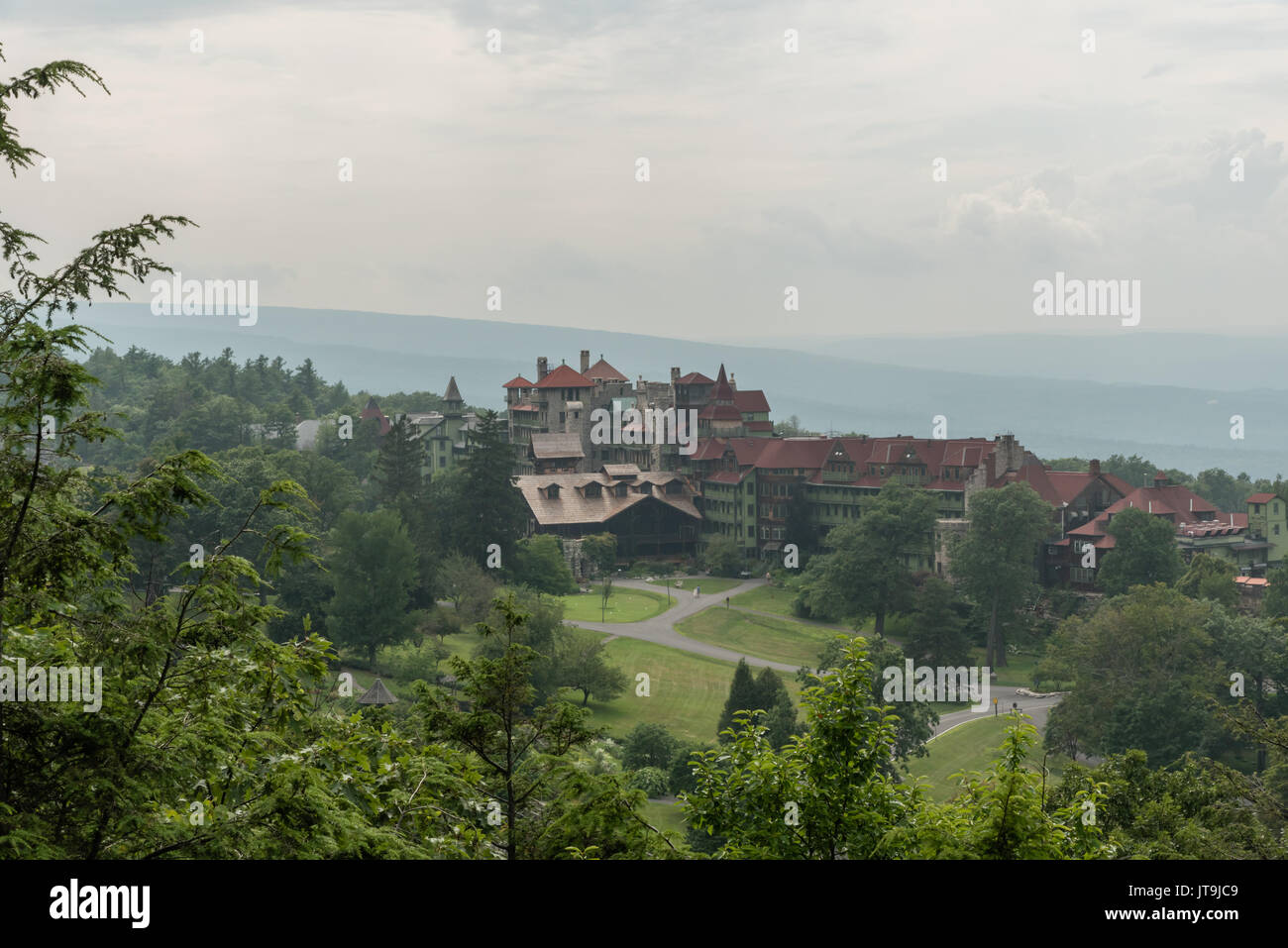 Préserver Mohonk en été Banque D'Images