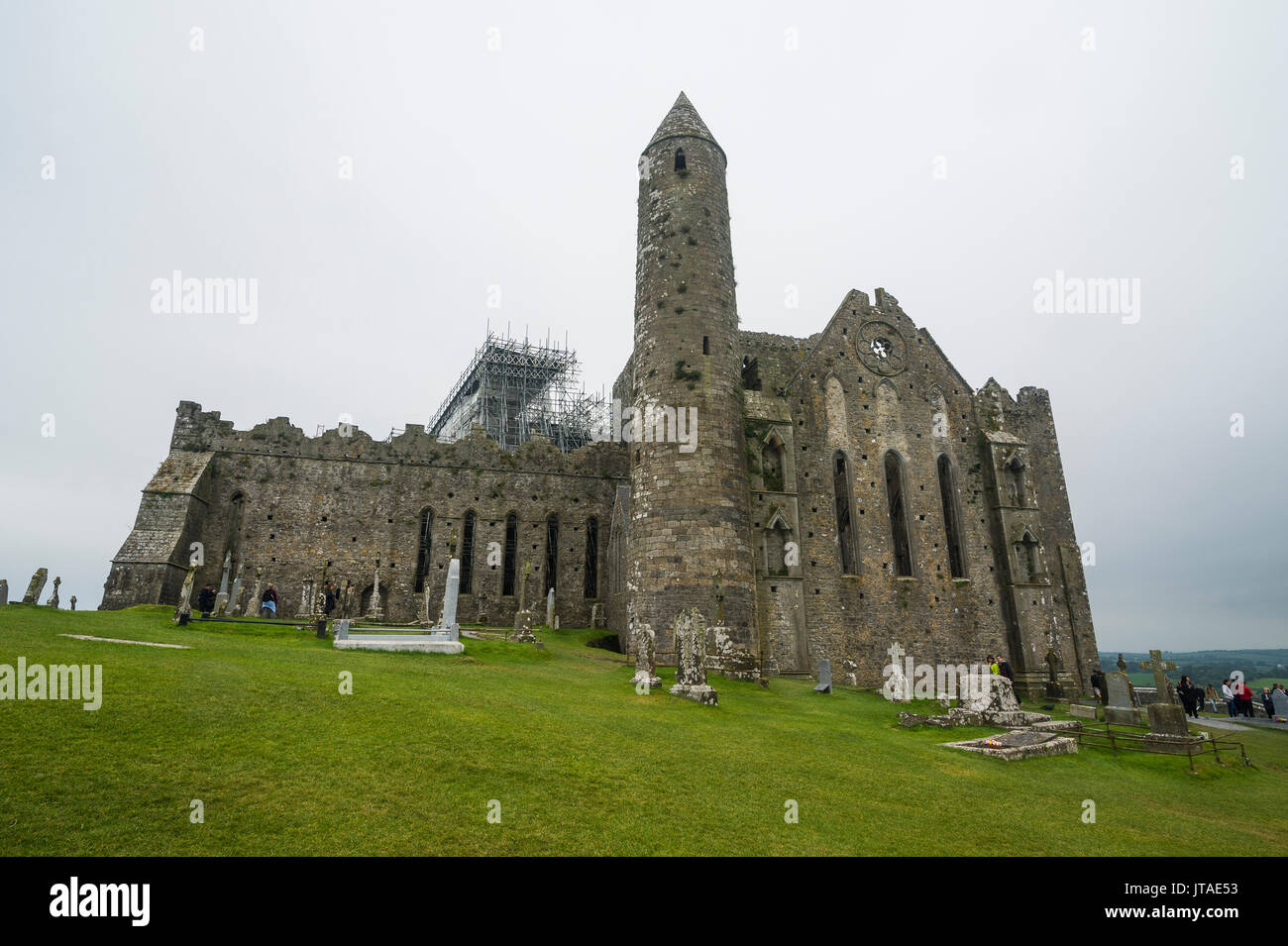 Cathédrale sur le Rock of Cashel, Cashel, comté de Tipperary, Munster, République d'Irlande, Europe Banque D'Images