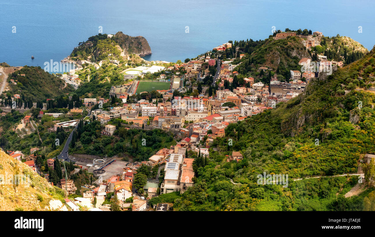 Taormina, Sicile, Italie, Méditerranée, Europe Banque D'Images
