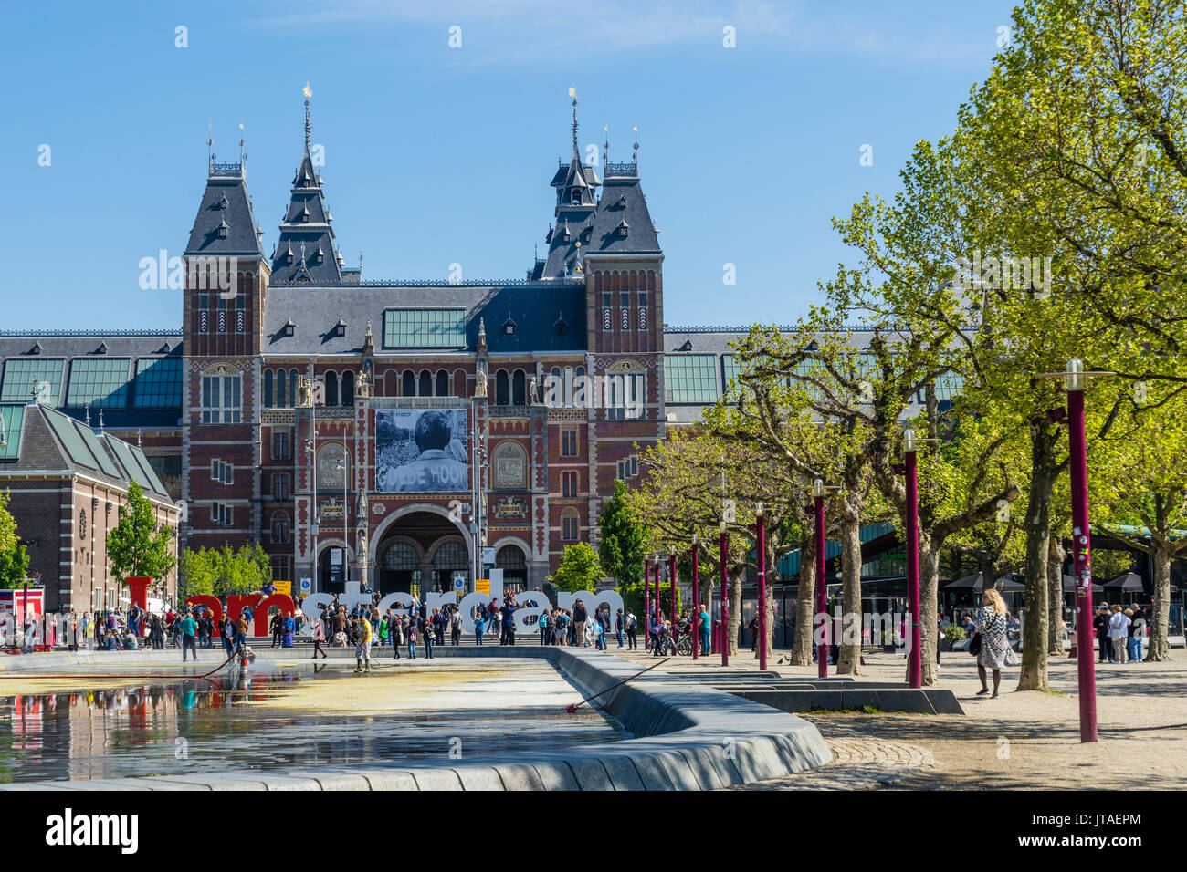Rijksmuseum, Amsterdam, Pays-Bas, Europe Banque D'Images