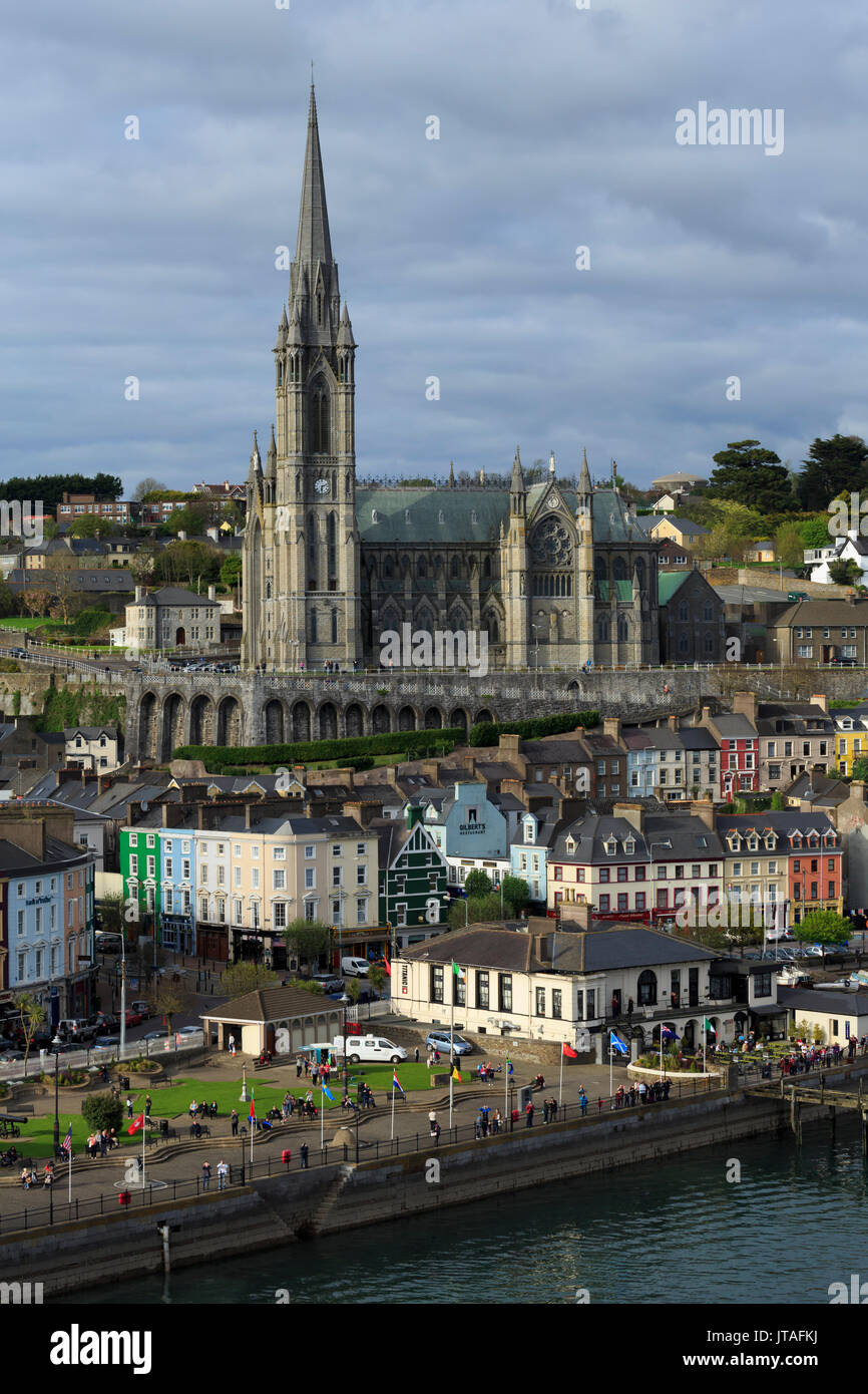 La Cathédrale saint Colman, Cobh, dans le comté de Cork, Munster, République d'Irlande, Europe Banque D'Images