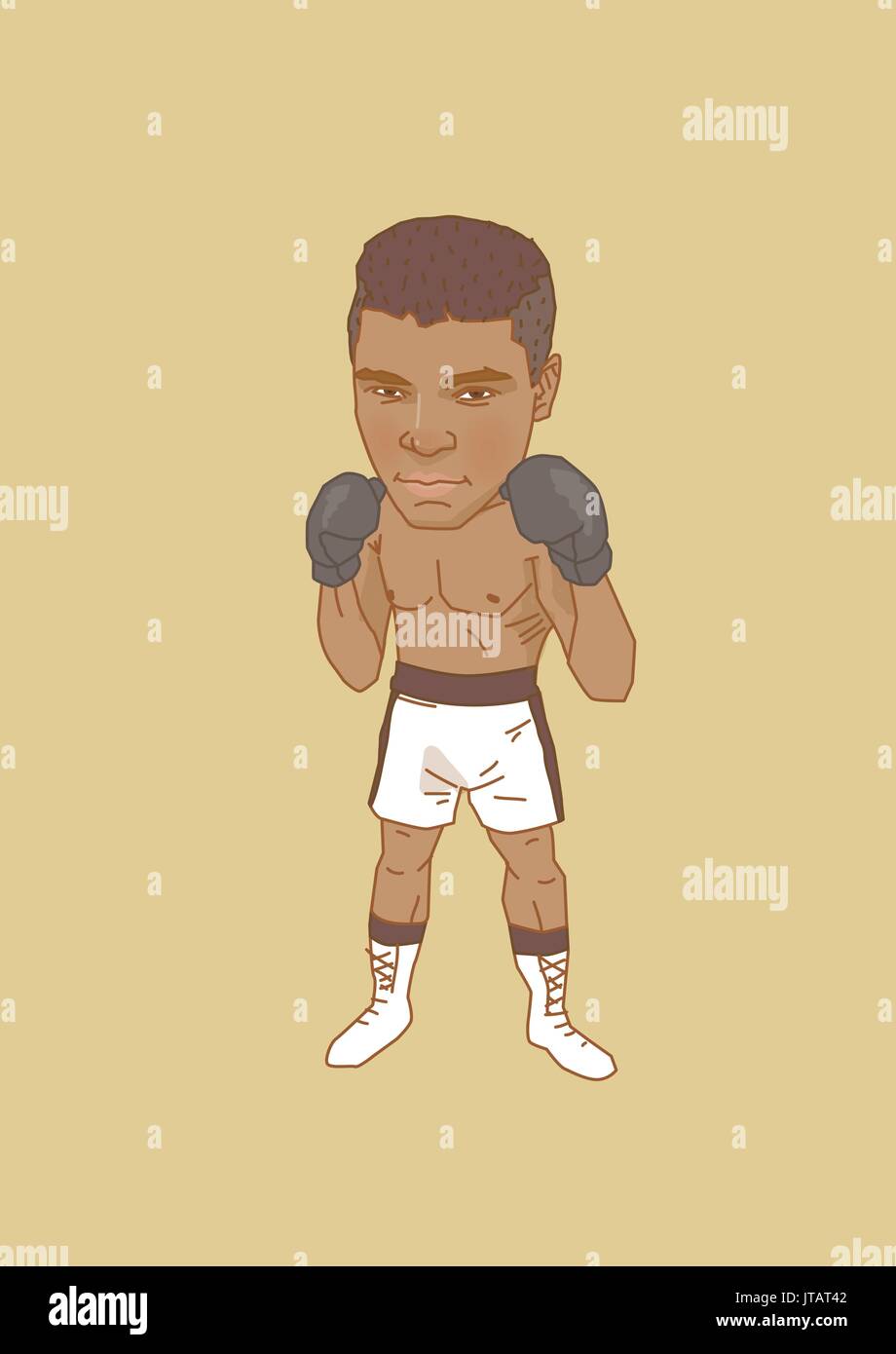 Celebrity boxing Banque d'images vectorielles - Alamy