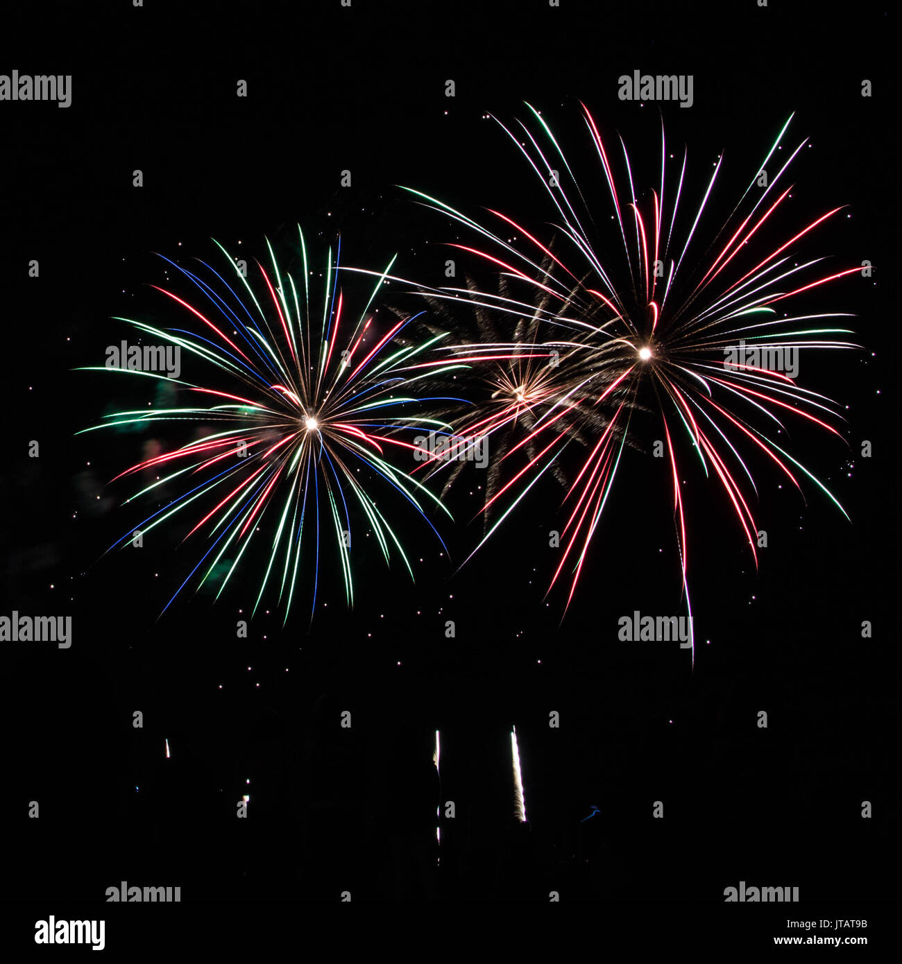 feux d’artifice Banque D'Images