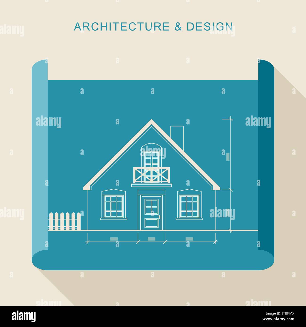 Architecture et design Illustration de Vecteur