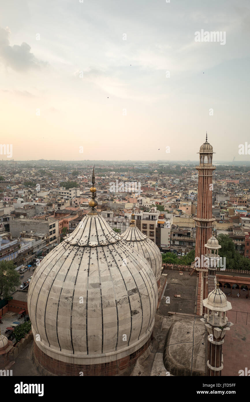 Jama Masjid, Delhi, Inde Banque D'Images