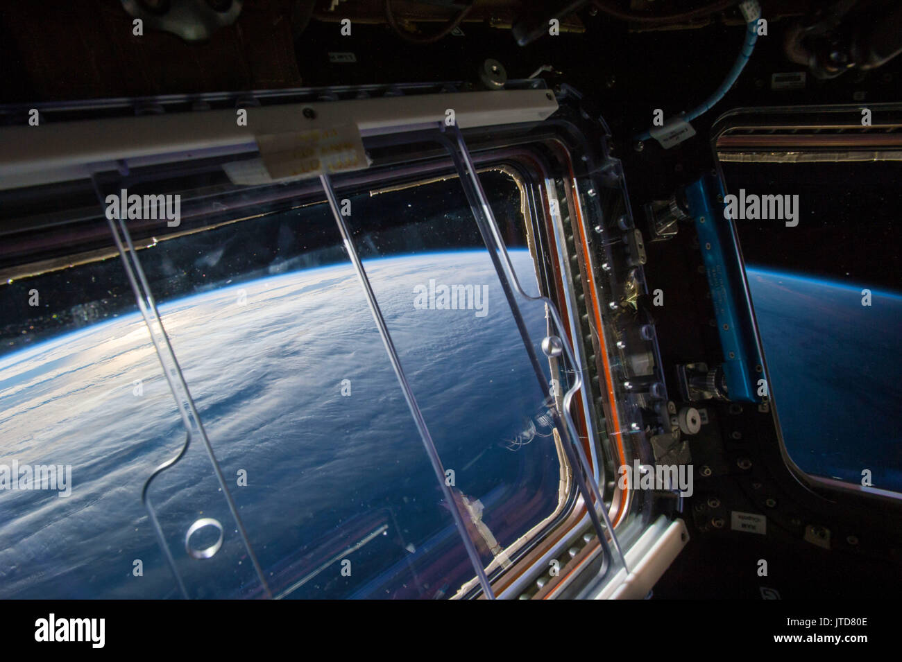 Point de vue de la planète Terre à partir de satellites. Beauté dans la nature de notre mère planète bleue Accueil. Éléments de cette image fournie par la NASA Banque D'Images