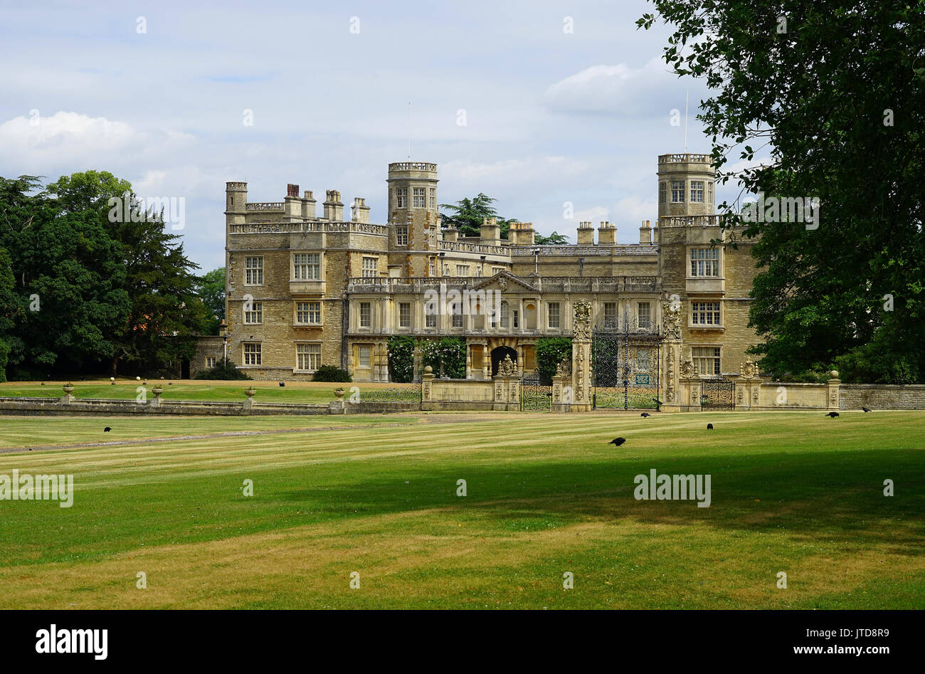 La chambre au Château d'Ashby Banque D'Images
