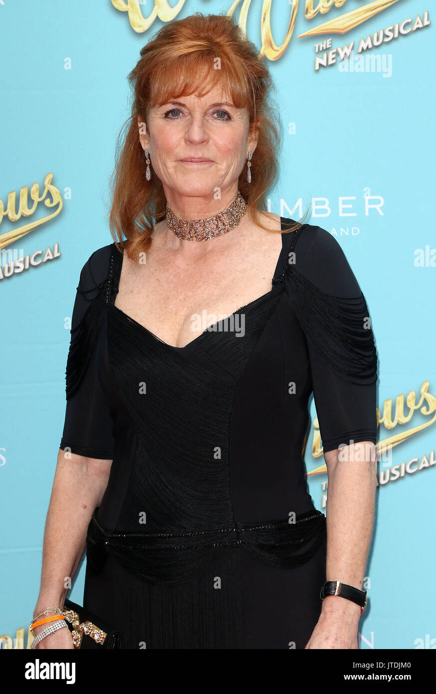 Jun 29, 2017 - Sarah Ferguson assister à 'Le vent dans les saules' musical Gala, London Palladium à Londres, Angleterre, RU Banque D'Images