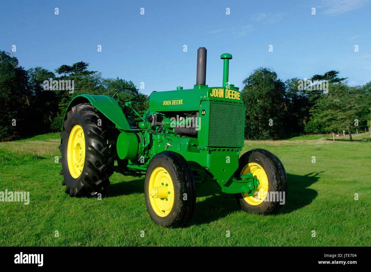 John Deere 1939 tracteur modèle AR Banque D'Images