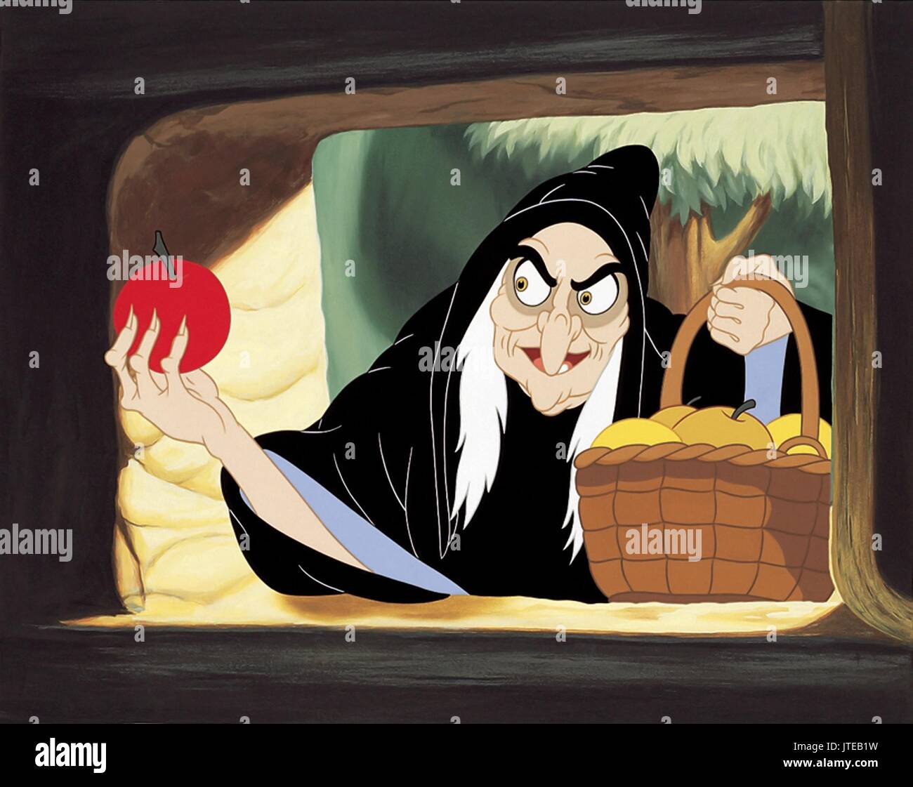Le méchant / LA REINE SORCIÈRE BLANCHE NEIGE ET LES SEPT Nains (1937 Photo Stock Alamy