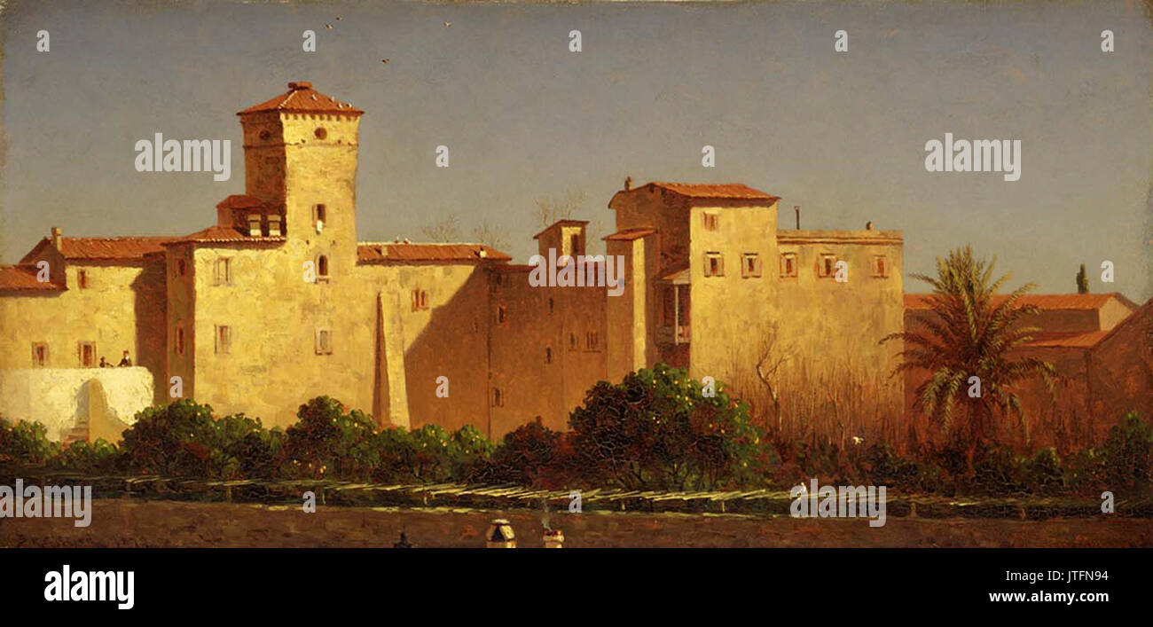 SGifford Villa Malte Rome 1879 Banque D'Images