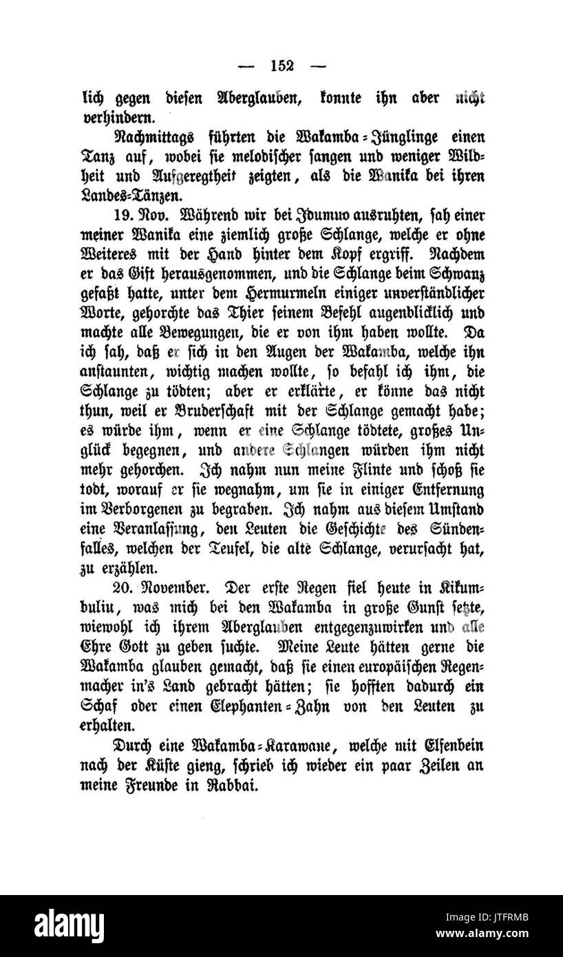 Reisen in Ostafrika Krapf (2152) Banque D'Images