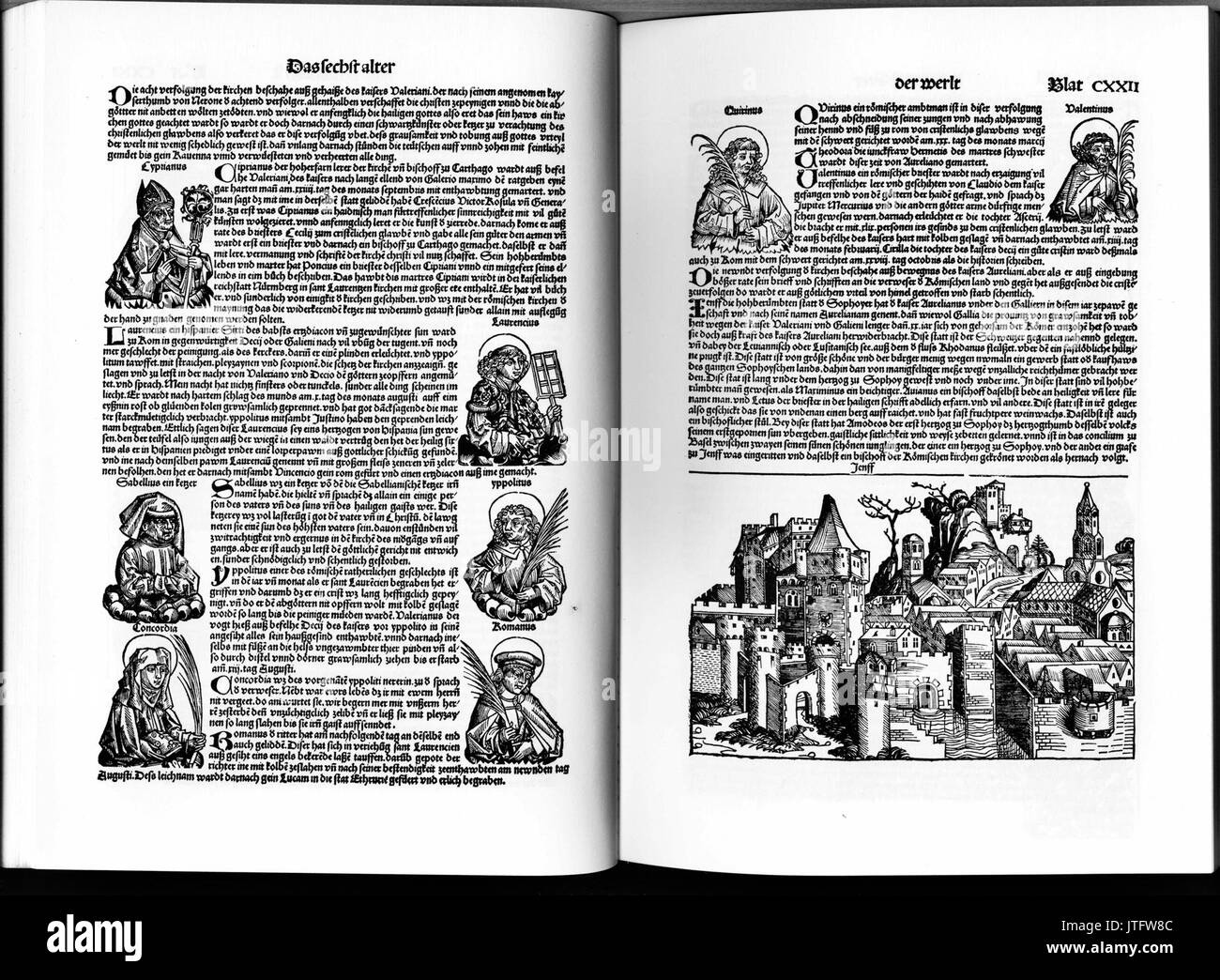 Schedelsche Weltchronik d 122 Banque D'Images