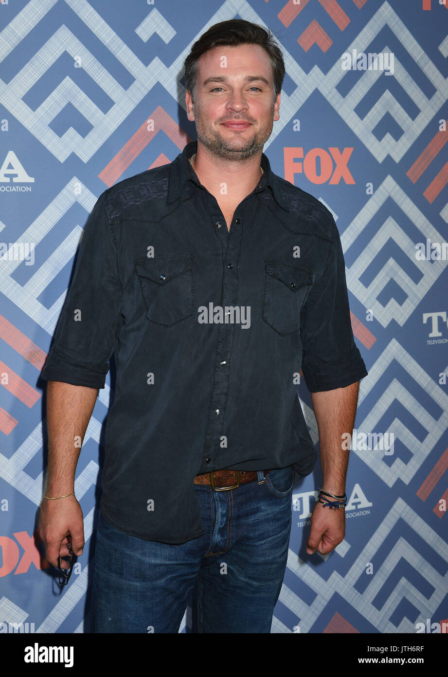 Los Angeles, Californie, USA. Le 08 août, 2017. Tom Welling arrivant à la Fox TCA Summer Party 2017 au Soho House à Los Angeles. Le 8 août 2017. Credit : Tsuni / USA/Alamy Live News Banque D'Images