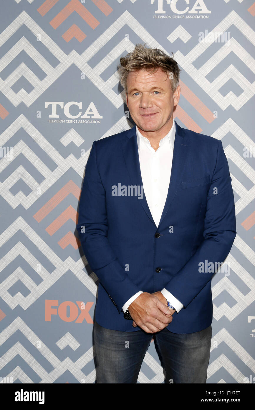 8 août 2017 - West Hollywood, CA, USA - Los Angeles - 8 août : Gordon Ramsay at the FOX TCA Summer Party 2017 au Soho House le 8 août 2017 à West Hollywood, CA (crédit Image : © Kay Blake via Zuma sur le fil) Banque D'Images