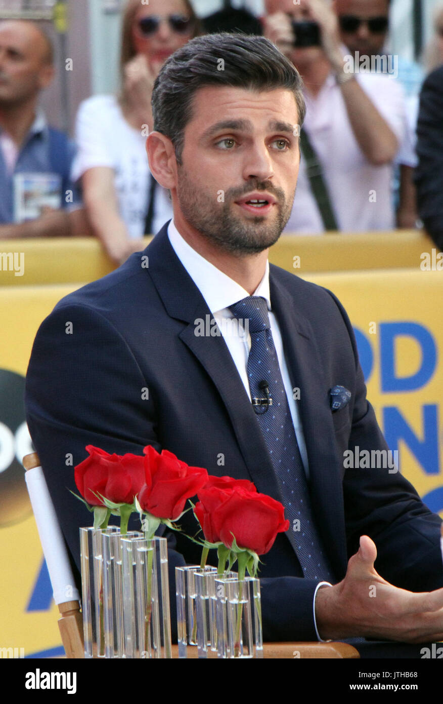 New York, USA. 09Th Aug 2017. New York, NY, USA. 9 Août, 2017. Peter Kraus vu à Good Morning America la promotion de la vie à New York City le 9 août 2017. Credit : Rw/media/Alamy Punch Live News Crédit : MediaPunch Inc/Alamy Live News Banque D'Images