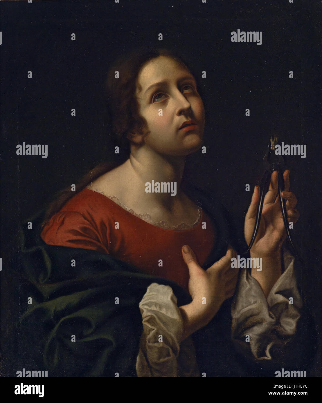 Saint Apollonia (après Carlo Dolci) Banque D'Images