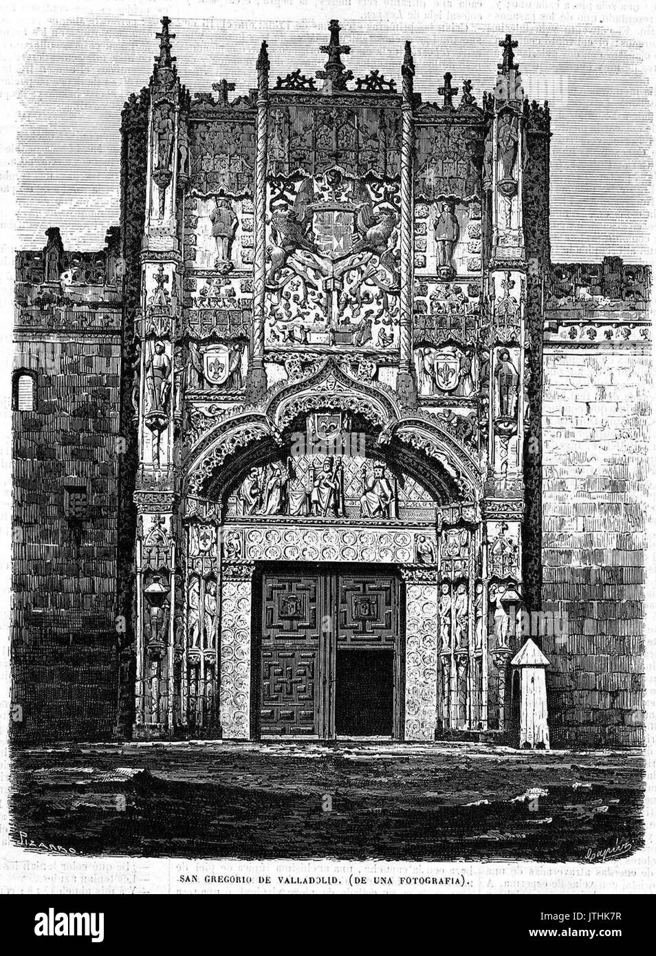 San Gregorio de Valladolid, de Pizarro Banque D'Images