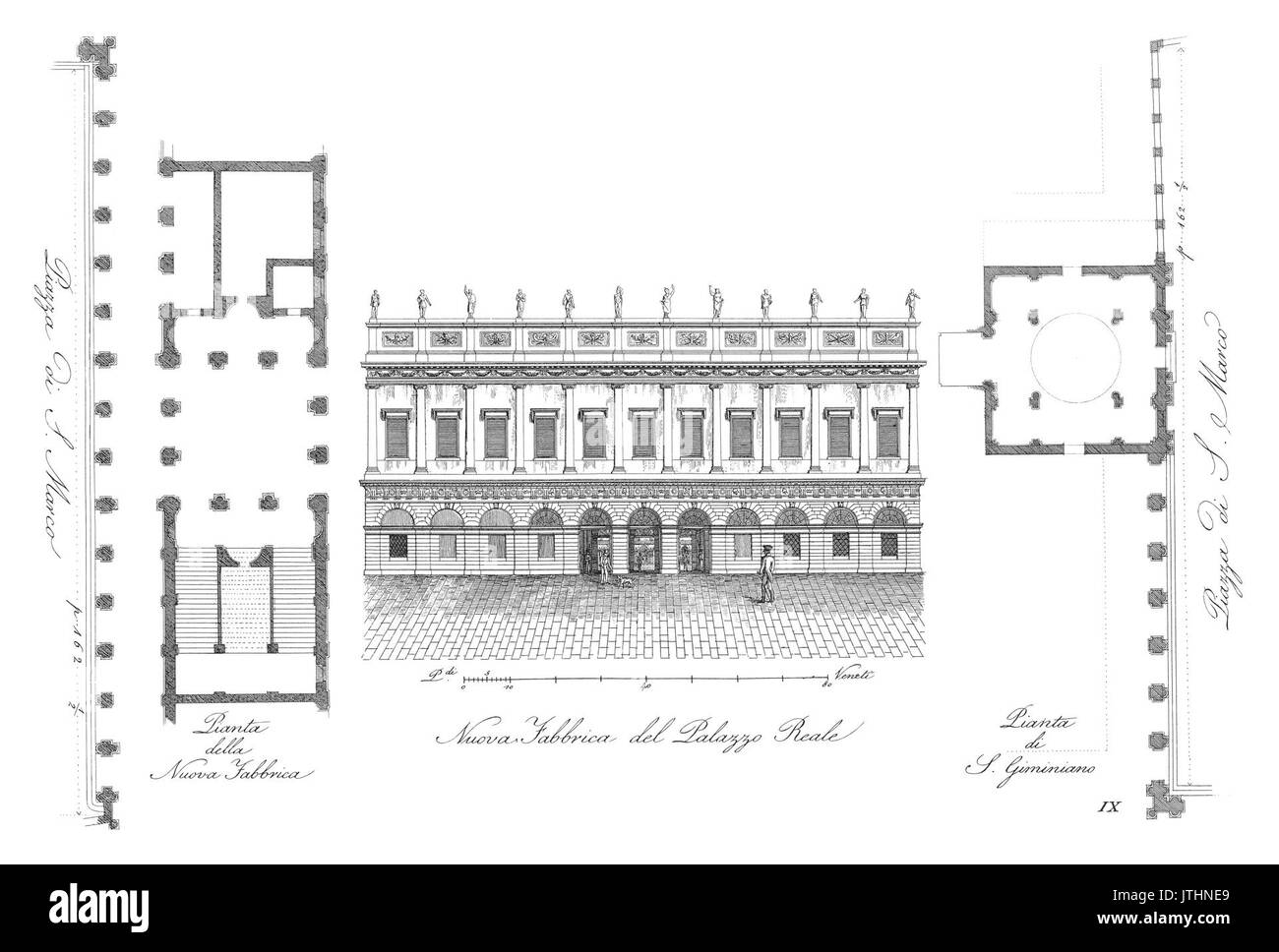 Pennadomo Moretti, Piazza San Marco (1831), 09 Banque D'Images