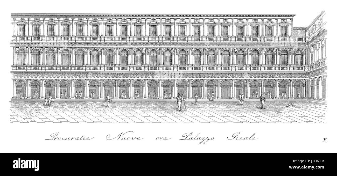 Pennadomo Moretti, Piazza San Marco (1831), 10 Banque D'Images