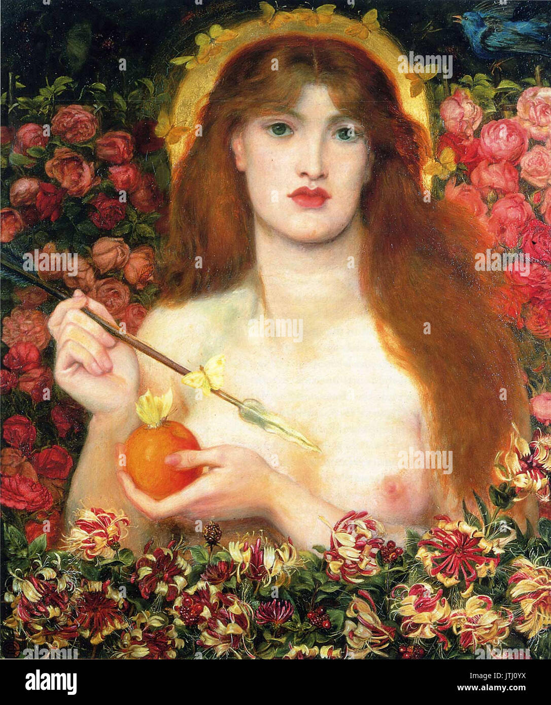 Vénus Verticordia Dante Rossetti 1866 Banque D'Images