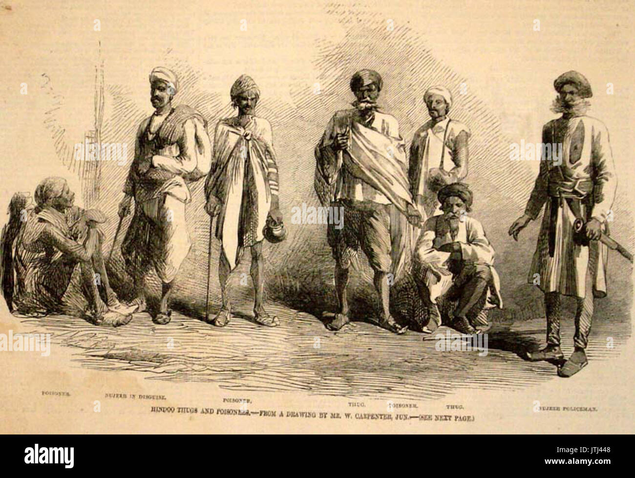 Voyous et empoisonneurs Banque D'Images