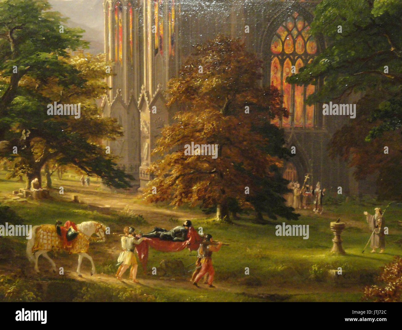 Le retour de Thomas Cole, 1837 (détail) Corcoran Gallery of Art DSC01125 Banque D'Images