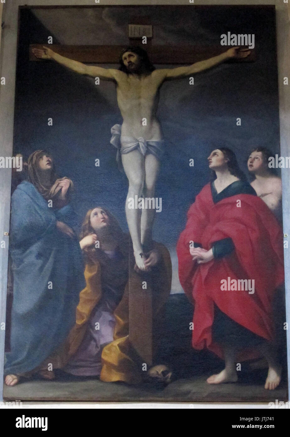 Pontremoli, s. francesco, int., cappella del Battistero, crocifisso di Guido Reni, 1629 02 Banque D'Images