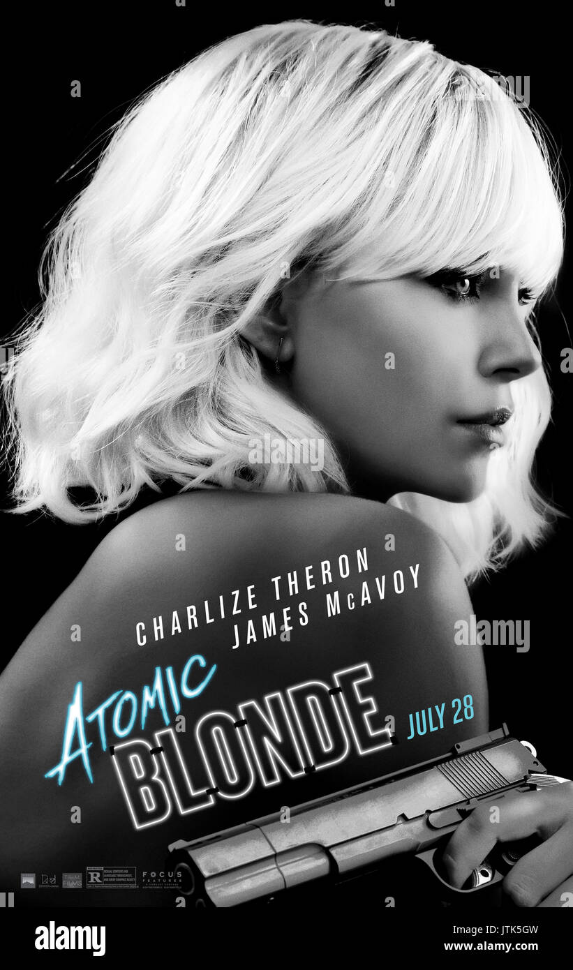 DATE DE SORTIE : Juillet 28, 2017 TITRE : Blonde atomique STUDIO : Focus Directeur : David Leitch PLOT : un agent secret agent du MI6 est envoyé à Berlin pendant la guerre froide pour enquêter sur le meurtre d'un autre agent et récupérer une liste des disparus des agents doubles. Avec : Charlize Theron comme Lorraine art de l'affiche de Broughton (crédit Image : © Focus/photos) Banque D'Images