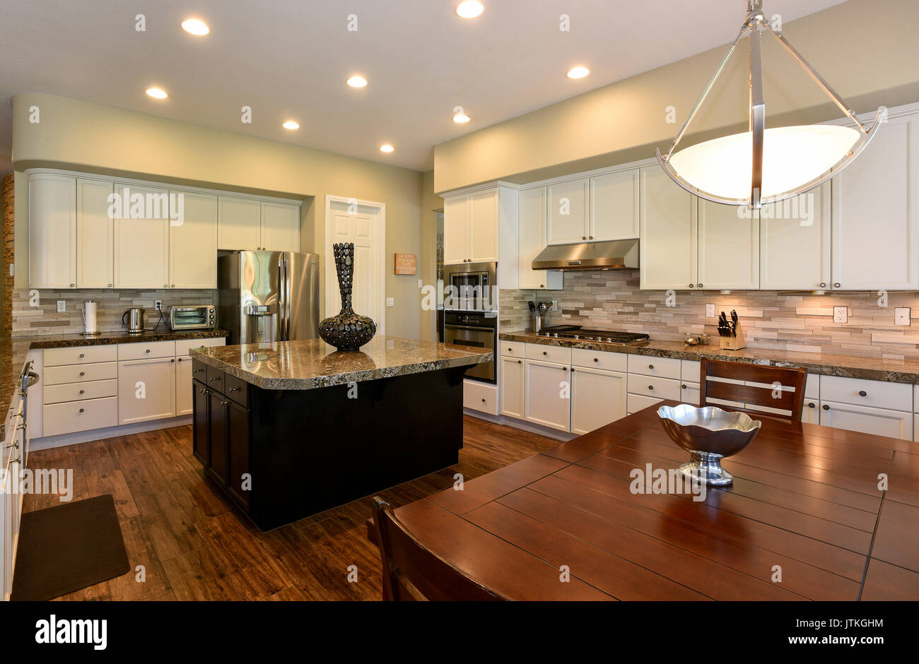 Accueil Résidentiel, Cuisine Intérieur Banque D'Images