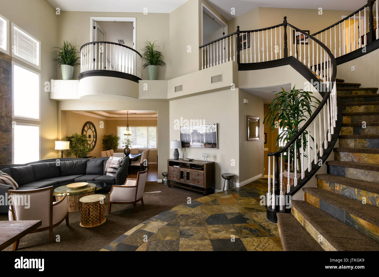 Home intérieur résidentiel Banque D'Images