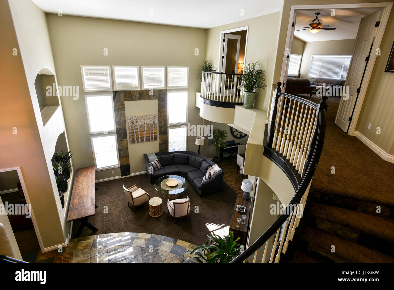 Home intérieur résidentiel Banque D'Images