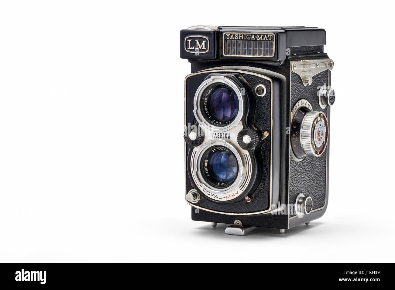 Yashica-Mat Vintage camera film de format moyen. Banque D'Images