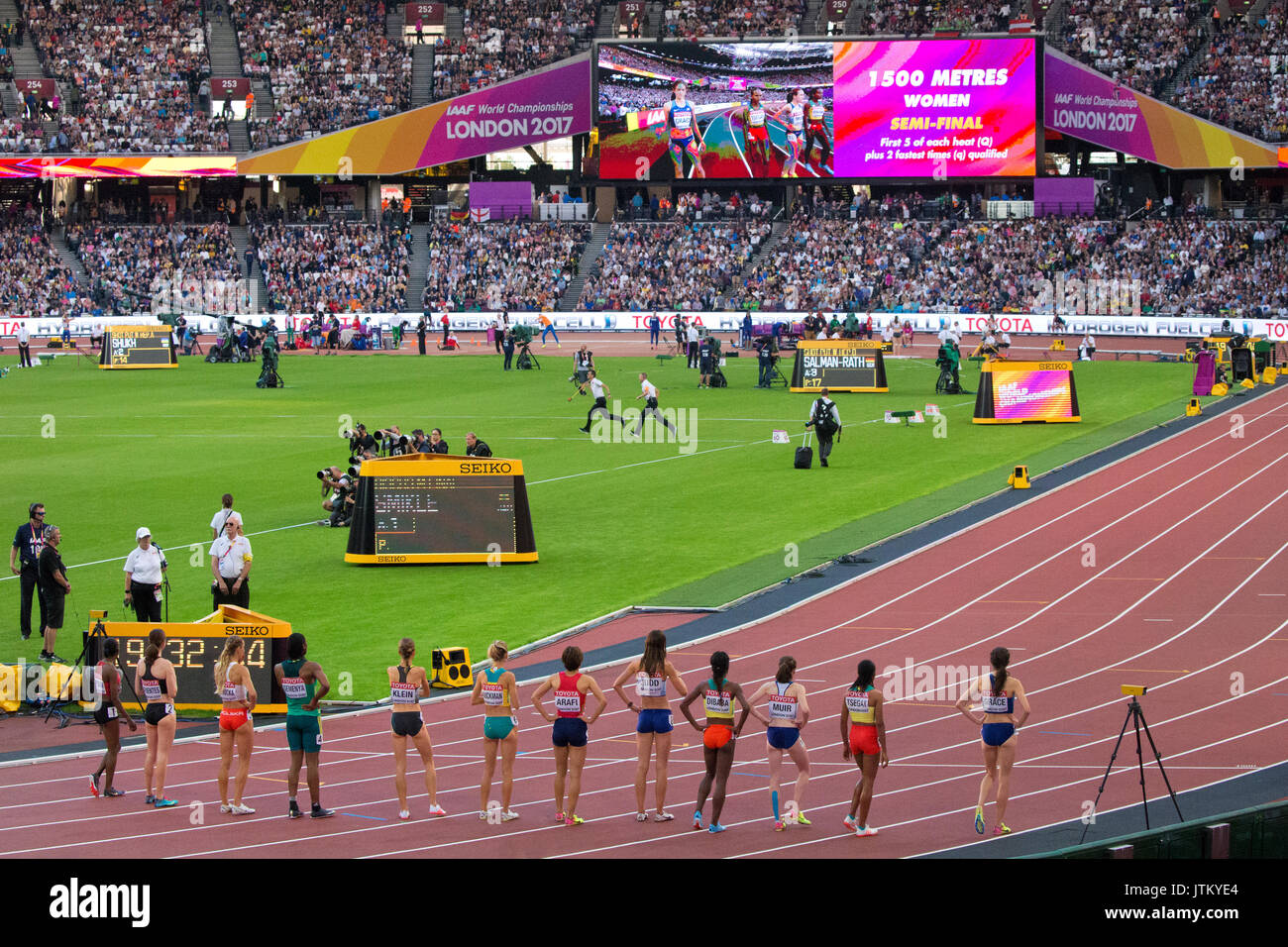 Championnats du monde d'athlétisme de l'IAAF, stade de Londres 2017 Banque D'Images