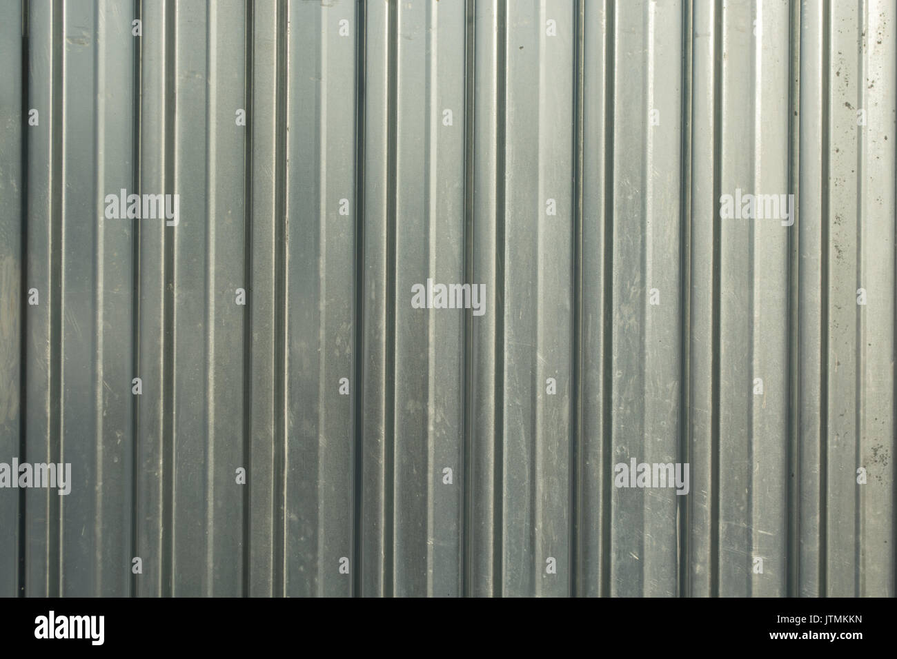 Tôles d'aluminium sur une façade Banque D'Images