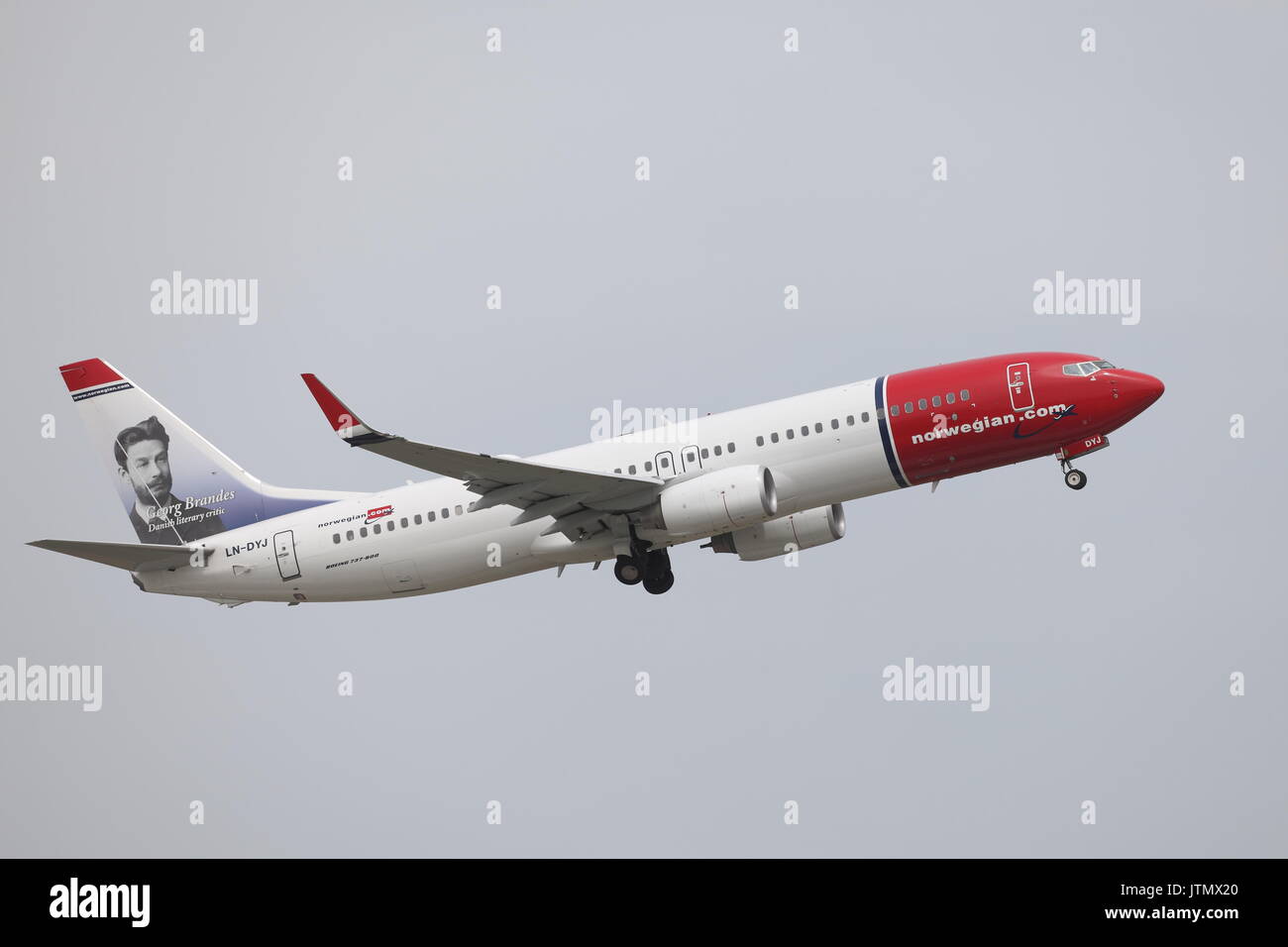 Avion au décollage Banque D'Images