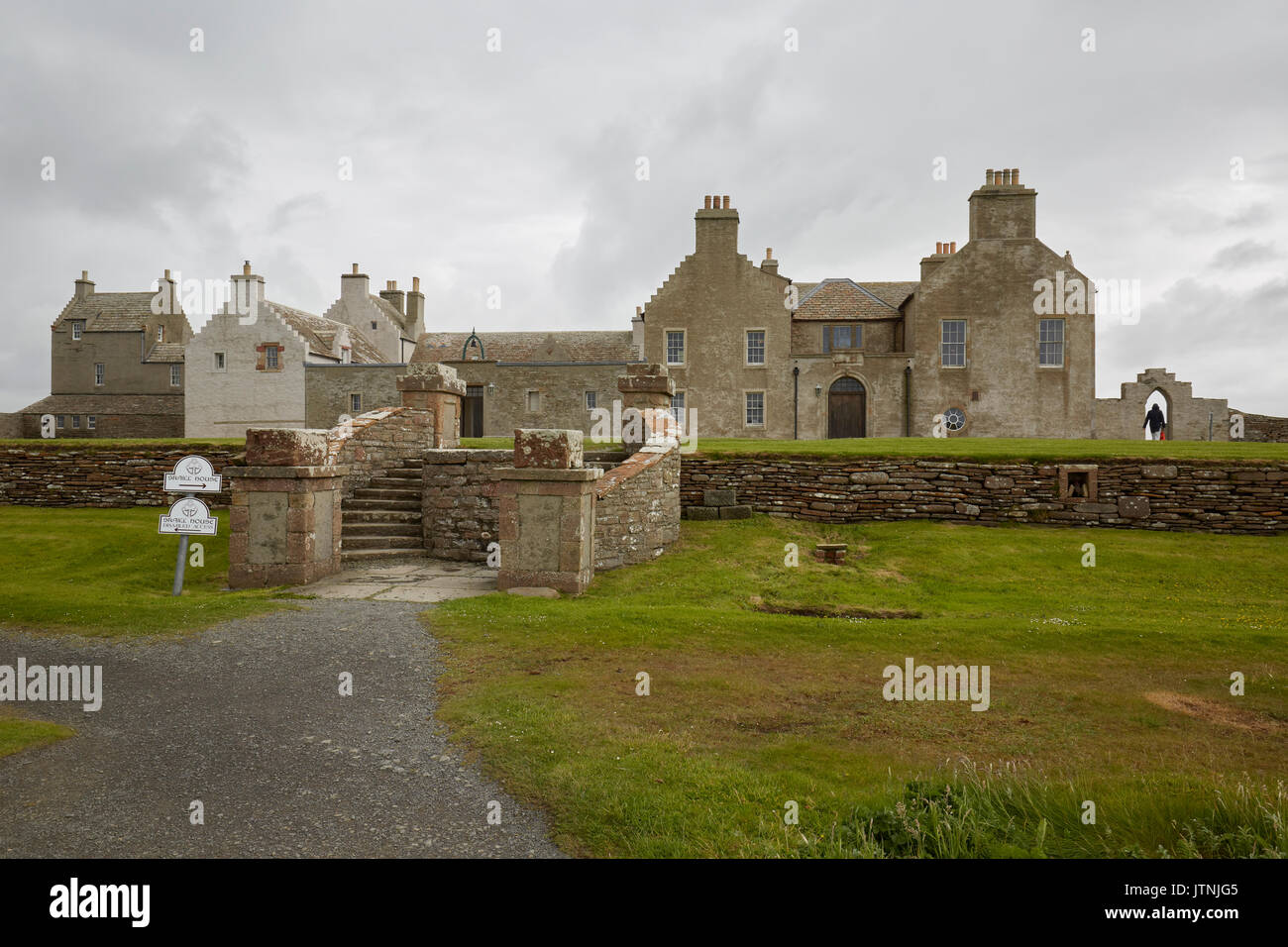 Site préhistorique écossais à Orkney. Skara Brae. L'Ecosse Banque D'Images