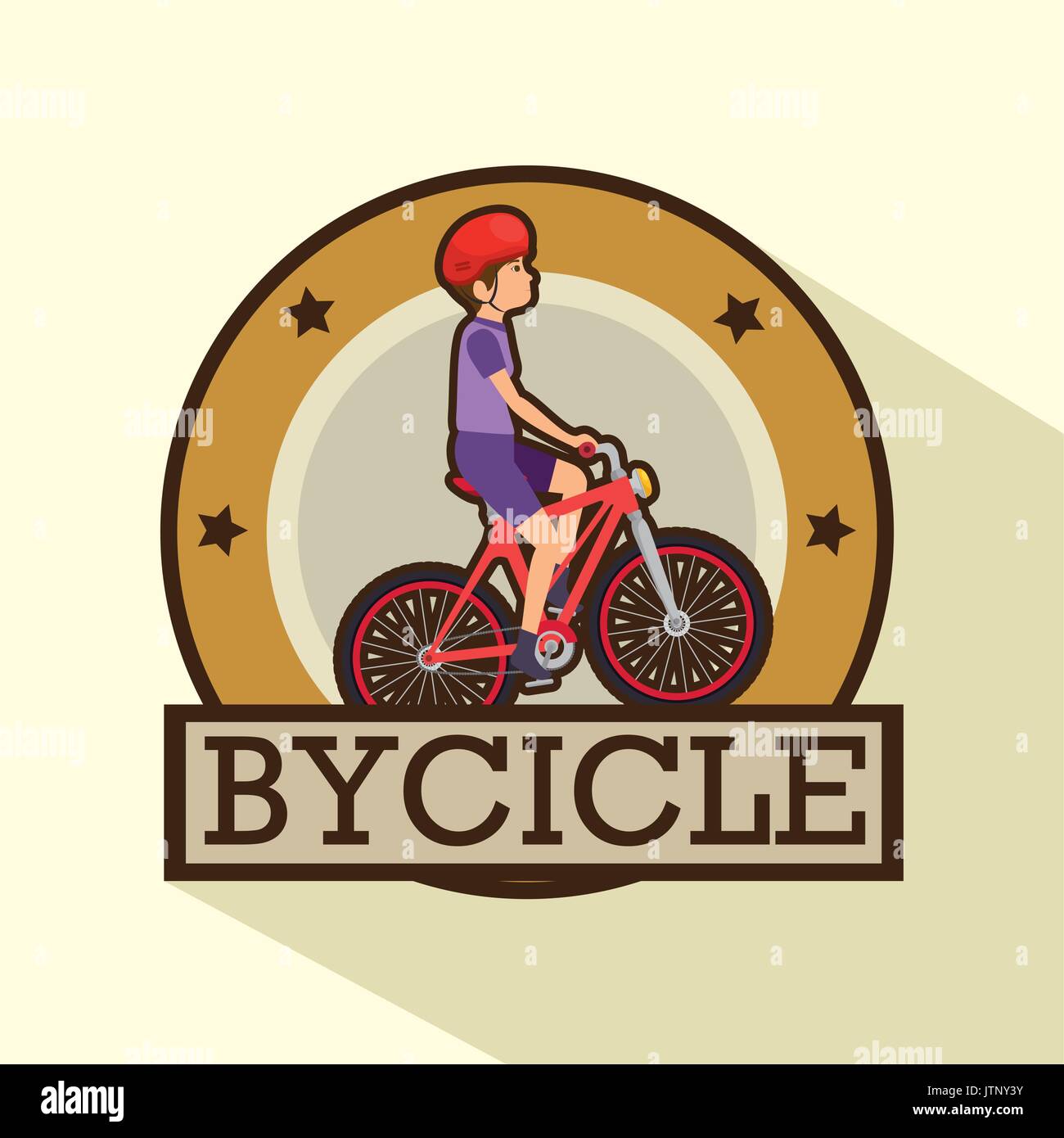 Magasin de Vélo moderne vecteur logo illustration graphic design Illustration de Vecteur