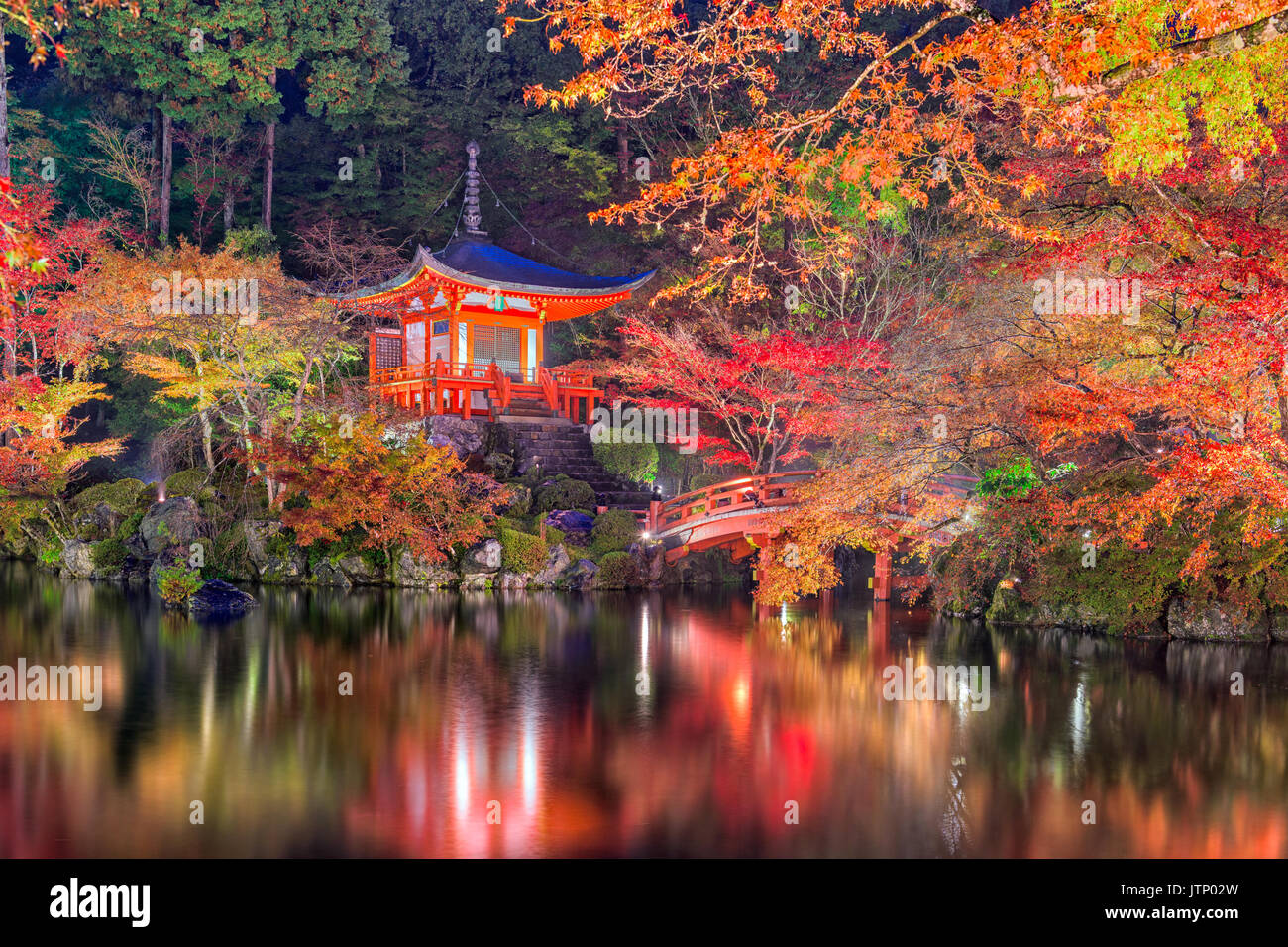 Daigo-ji, Kyoto, Japon. Banque D'Images