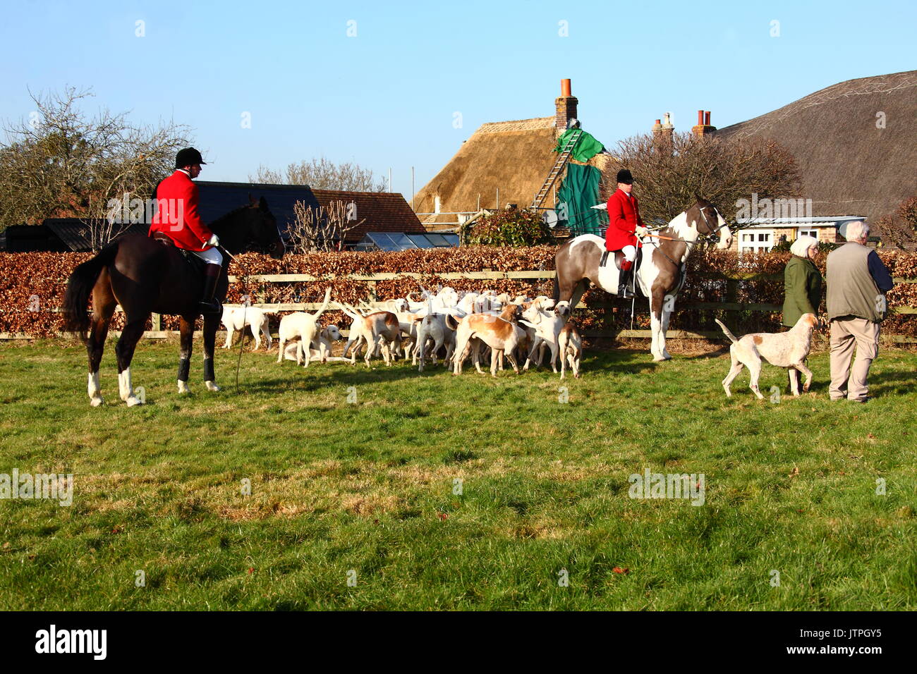 L Southwick chasser dans le Hampshire. Banque D'Images