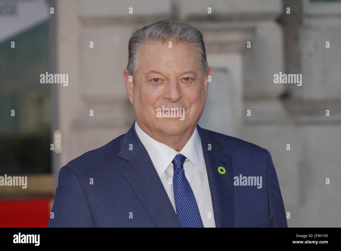 Londres, Royaume-Uni. 10 août, 2017. Al Gore qui pose pour des photos sur le tapis rouge avant une séance de questions-réponses avant la projection de l'UK premiere de An Inconvenient Truth To Power suite à Somerset House à Londres. Date de la photo : Le jeudi, 10 août, 2017. Crédit photo doit se lire : Roger Garfield/Alamy Live News Banque D'Images