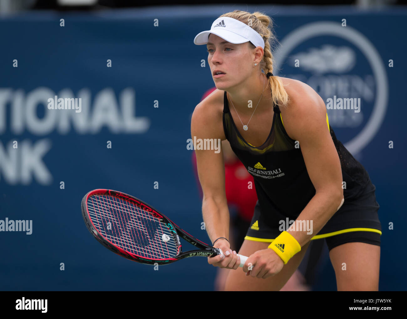 Toronto, Canada. 10 août, 2017. Angelique Kerber de l'Allemagne à la Coupe  Rogers 2017 Premier tournoi de tennis WTA 5 © Jimmie48 Photographie/Alamy  Live News Photo Stock - Alamy