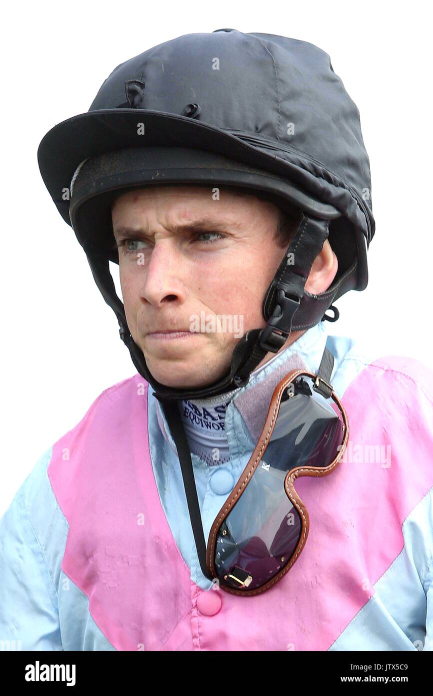 Ryan Moore Jockey Courses à Brighton Banque D'Images