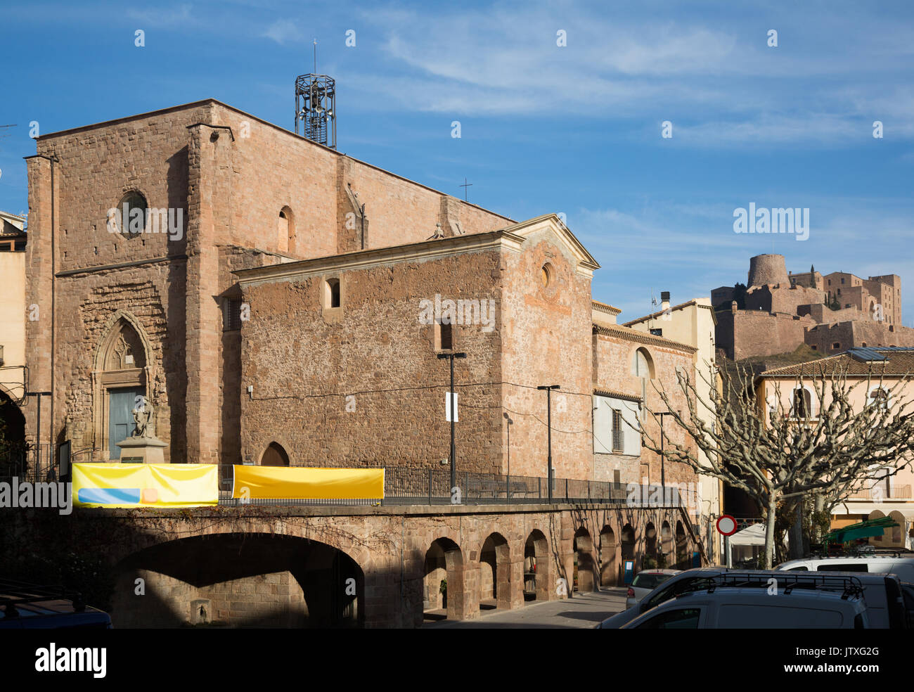 Église de San Miguel à Cardona. Catalogne Banque D'Images