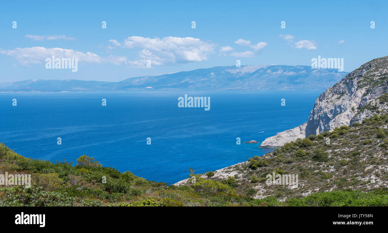 Visite de l'île de Zakynthos, Grèce point Banque D'Images