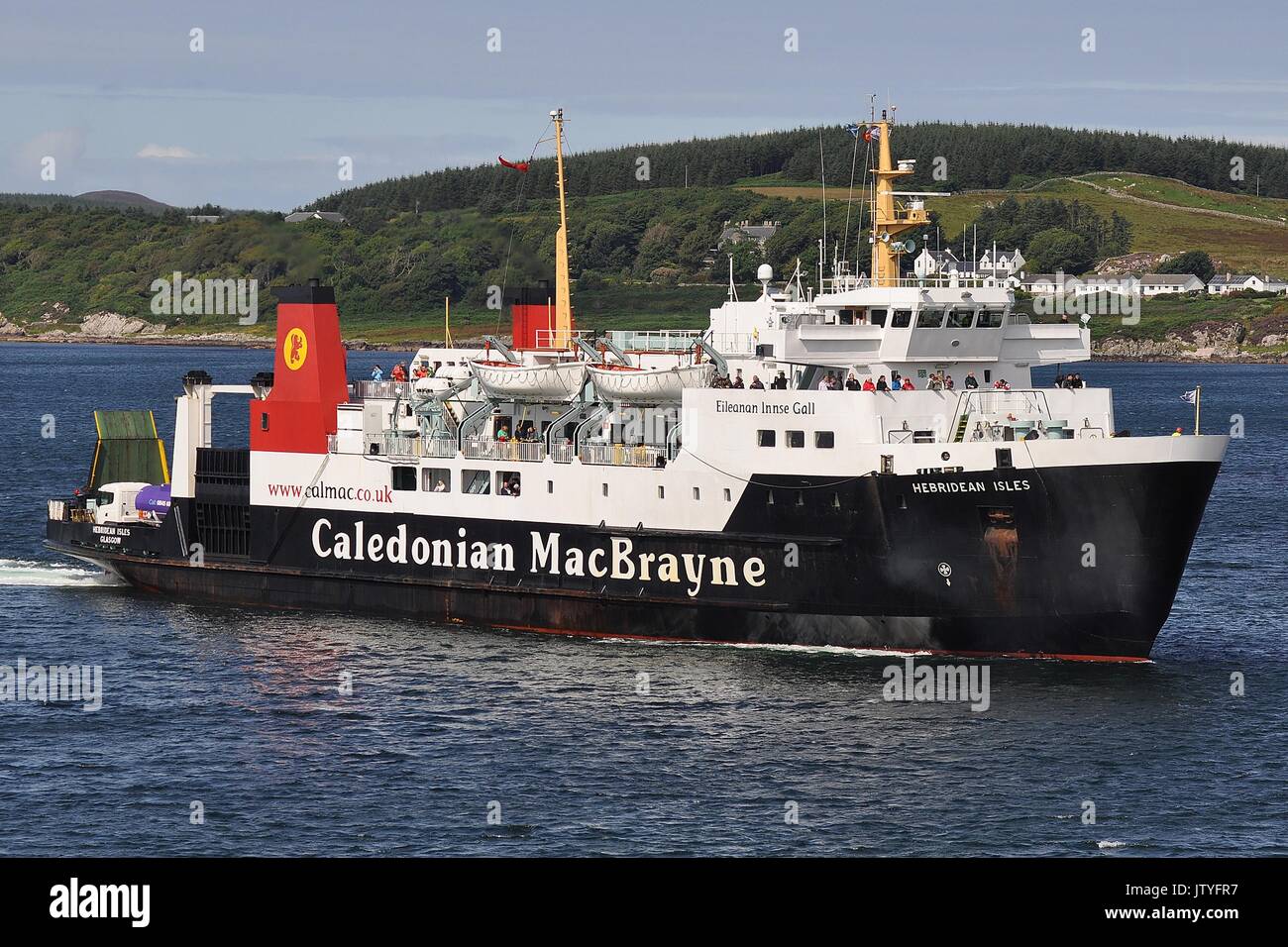 CALEDONIAN MacBRAYNE traversier pour véhicules et passagers MV îles Hébrides Banque D'Images