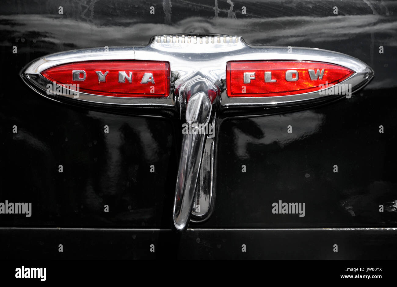 Deutschland, Hessen, Wettenberg Krofdorf-Gleiberg : Oldtimer Festival 'golden oldies', Buick Dynaflow Abzeichen. Banque D'Images