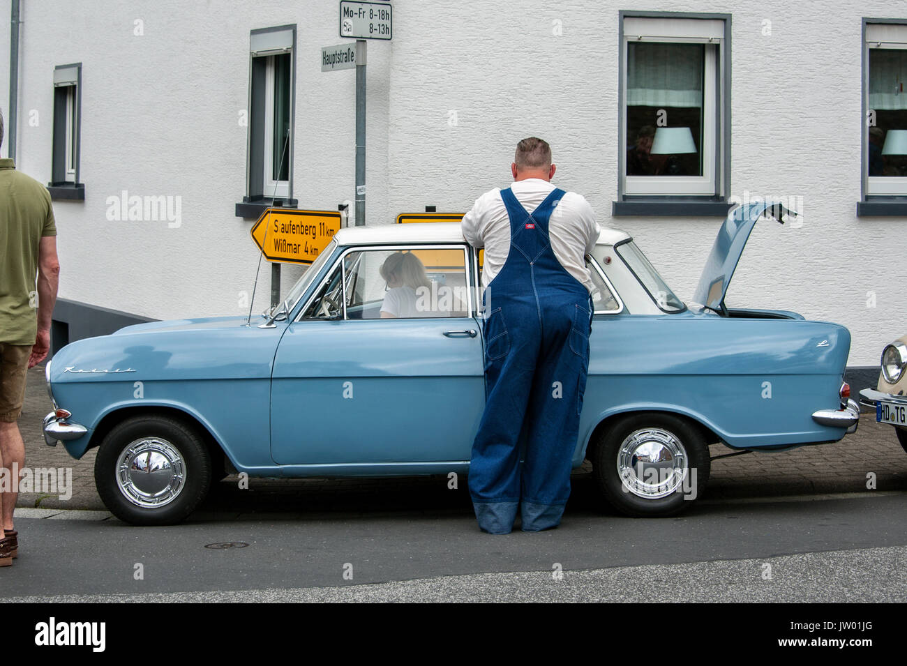 Deutschland, Hessen, Wettenberg Krofdorf-Gleiberg : Oldtimer Festival 'golden oldies', Opel Kadett. Banque D'Images